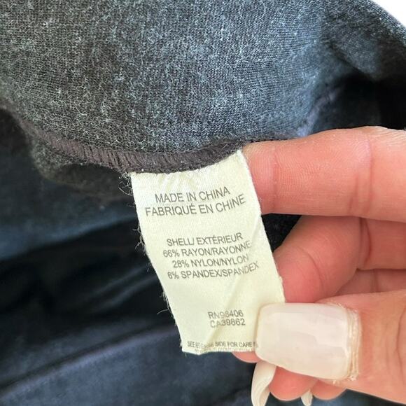 Theory Dark Gray Elly Rave Pull On Dress Pants Sz S - Picture 3 of 6